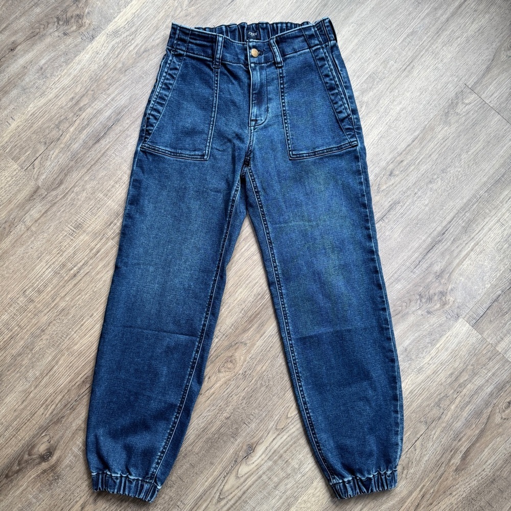 J. Crew Indigo Soft Denim Joggers - Size 25 - New With Tags!
